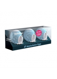 Набор из 3 мастурбаторов-яиц Satisfyer Savage - Satisfyer - в Туле купить с доставкой