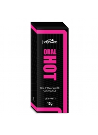 Гель для оральных ласк Oral Hot с согревающим эффектом - 15 гр. - HotFlowers - купить с доставкой в Туле