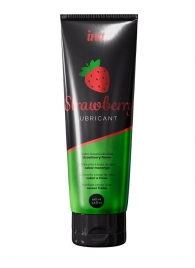 Смазка на водной основе с ароматом клубники Strawberry Lubricant - 100 мл. - INTT - купить с доставкой в Туле