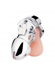 Клетка на пенис из металла Obedience Cock Cage - BlueLine - купить с доставкой в Туле