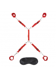 Красная фиксация на матрас Classic Bedspreader - Lux Fetish - купить с доставкой в Туле