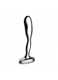 Стальной стимулятор простаты Stainless Steel Prostate Plug - 11,5 см. - b-Vibe - в Туле купить с доставкой