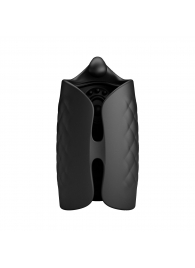 Черный мастурбатор с вибростимуляцией головки Black Glans Trainer - Baile - в Туле купить с доставкой