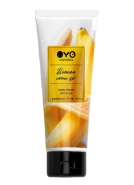 Лубрикант на водной основе OYO Aroma Gel Banana с ароматом банана - 75 мл. - OYO - купить с доставкой в Туле