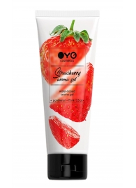 Лубрикант на водной основе OYO Aroma Gel Strawberry с ароматом клубники - 75 мл. - OYO - купить с доставкой в Туле