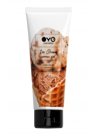 Лубрикант на водной основе OYO Aroma Gel Ice Cream с ароматом пломбира - 75 мл. - OYO - купить с доставкой в Туле