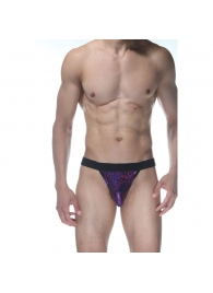 Фиолетовые блестящие трусы-стринги - Don Moris купить с доставкой