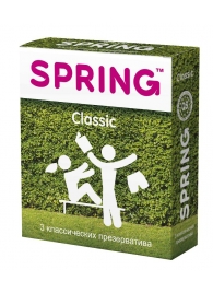 Классические презервативы SPRING CLASSIC - 3 шт. - SPRING - купить с доставкой в Туле