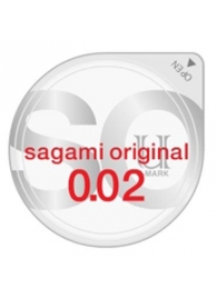 Ультратонкий презерватив Sagami Original - 1 шт. - Sagami - купить с доставкой в Туле