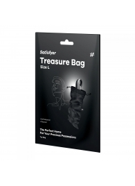 Черный мешочек для хранения игрушек Treasure Bag L - Satisfyer - купить с доставкой в Туле