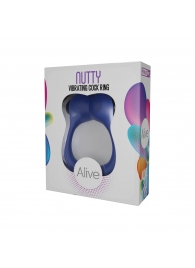 Синее эрекционное виброкольцо Nutty - Adrien Lastic - в Туле купить с доставкой