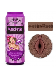 Коричневый мастурбатор-вагина Pleasure Brew Masturbator-Wild Ale в банке - Lovetoy - в Туле купить с доставкой