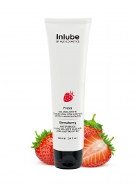Лубрикант на водной основе Nuei Inlube с алоэ вера и ароматом клубники - 100 мл. - Nuei cosmetics - купить с доставкой в Туле