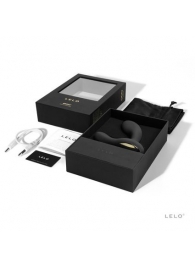 Чёрный перезаряжаемый стимулятор простаты Bruno Black - Lelo - в Туле купить с доставкой