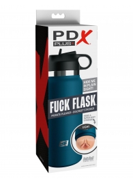 Мастурбатор-вагина в синей колбе F*ck Flask - Pipedream - в Туле купить с доставкой