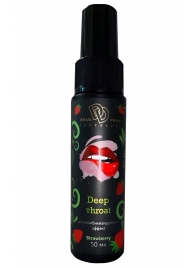 Спрей для горла Deep Throat с десенсибилизирующим эффектом и вкусом клубники - 50 мл. - БиоМед - купить с доставкой в Туле