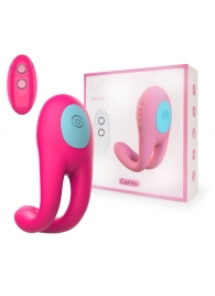 Розовое виброкольцо с пультом ДУ - I-MOON - в Туле купить с доставкой