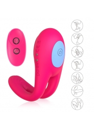 Розовое виброкольцо с пультом ДУ - I-MOON - в Туле купить с доставкой