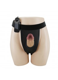Полый вибрострапон на регулируемых трусиках Draven - 17,5 см. - Baile - купить с доставкой в Туле