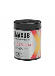 Анатомические презервативы MAXUS Sensual - 15 шт. - Maxus - купить с доставкой в Туле