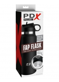 Черный мастурбатор в виде бутылки Fap Flask - Pipedream - в Туле купить с доставкой
