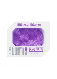 Фиолетовый мастурбатор-стимулятор Tenga Uni Amethyst - Tenga - в Туле купить с доставкой