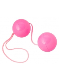 Розовые вагинальные шарики BI-BALLS - Toyfa Basic