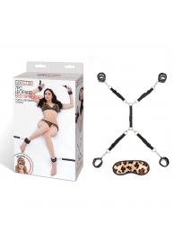 Леопардовая фиксация на матрас для рук и ног Classic Bedspreader - Lux Fetish - купить с доставкой в Туле