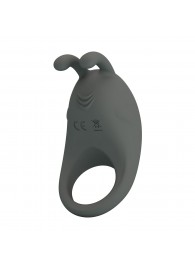 Серое эрекционное кольцо с вибрацией Master Ring - Baile - в Туле купить с доставкой
