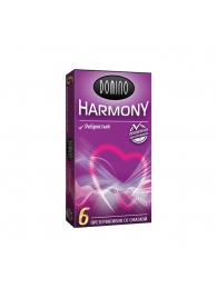 Презервативы с рёбрышками Domino Harmony - 6 шт. - Domino - купить с доставкой в Туле
