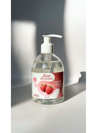 Лубрикант на водной основе Love Protection Raspberry с ароматом малины - 300 мл. - Lola Games - купить с доставкой в Туле
