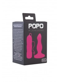 Розовая вибровтулка с  5 режимами вибрации POPO Pleasure - 10,5 см. - POPO Pleasure