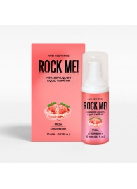 Жидкий вибратор Nuei Rock Me! с ароматом клубники - 20 мл. - Nuei cosmetics - купить с доставкой в Туле