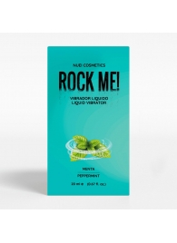 Жидкий вибратор Nuei Rock Me! с ароматом мяты - 20 мл. - Nuei cosmetics - купить с доставкой в Туле
