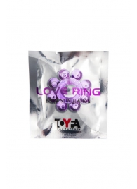 Мягкая фиолетовая гелевая насадка - Toyfa Basic - в Туле купить с доставкой