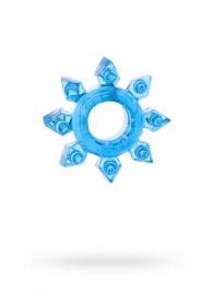 Голубая гелевая насадка-звезда - Toyfa Basic - в Туле купить с доставкой