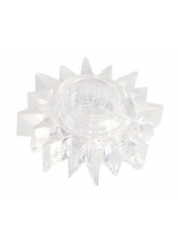 Прозрачное гелевое эрекционное кольцо-солнце - Toyfa Basic - в Туле купить с доставкой