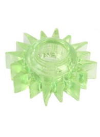 Зеленое эрекционное кольцо-солнце - Toyfa Basic - в Туле купить с доставкой