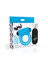 Голубое эрекционное виброкольцо 28X Remote Control Vibrating Cock Ring   Bullet - XR Brands - в Туле купить с доставкой
