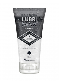 Водно-силиконовый интимный гель-смазка Lubrimax Brave - 75 мл. - ИнтелБИО - купить с доставкой в Туле