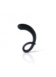Черный массажер простаты Curving Curt - 13 см. - MyStim - купить с доставкой в Туле
