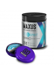 Гладкие презервативы Maxus G spot с двойной спиралью - 15 шт. - Maxus - купить с доставкой в Туле