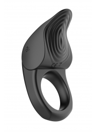 Черное эрекционное виброкольцо Vibro Lust Ring - MALESATION - в Туле купить с доставкой