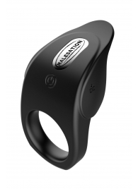 Черное эрекционное виброкольцо Vibro Lust Ring - MALESATION - в Туле купить с доставкой