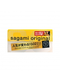 Презервативы увеличенного размера Sagami Original 0.02 XL-size - 12 шт. - Sagami - купить с доставкой в Туле