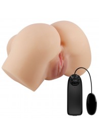 Телесный мастурбатор-полуторс Hailey с вибрацией - Baile - в Туле купить с доставкой