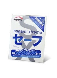 Презерватив Sagami Xtreme Ultrasafe с двойным количеством смазки - 1 шт. - Sagami - купить с доставкой в Туле