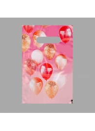 Пакет «Праздничные шары» с вырубной ручкой (20х30 см) - UPAK LAND - купить с доставкой в Туле
