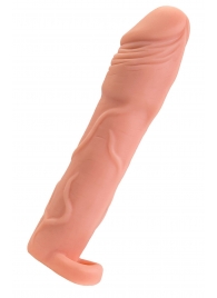 Телесная удлиняющая насадка с подхватом - 19 см. - ToyFa - в Туле купить с доставкой