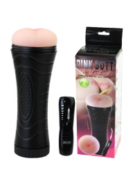 Мастурбатор-анус в колбе с 7 уровнями вибрации и выносным пультом - Baile - в Туле купить с доставкой